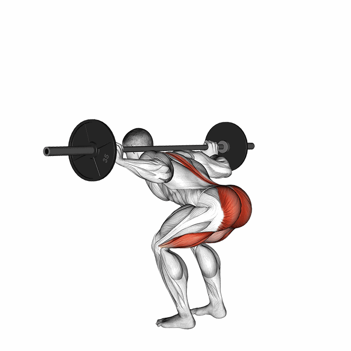Barbell Stiff Leg Good Morning demonstration
