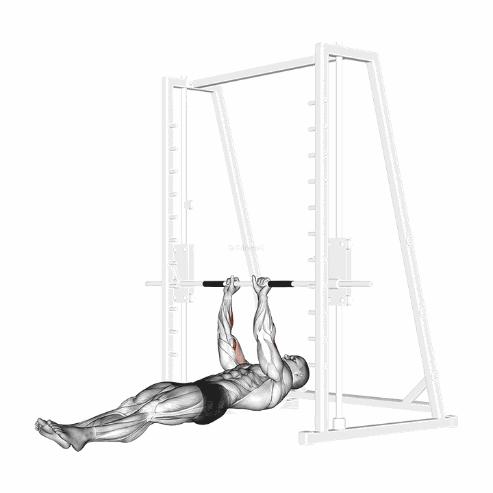 Biceps Narrow Pull-ups demonstration