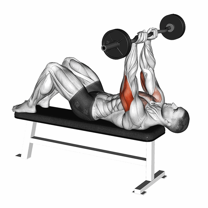 Ez Barbell Jm Bench Press demonstration