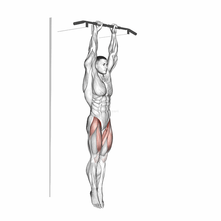 Hanging Straight Leg Raise demonstration