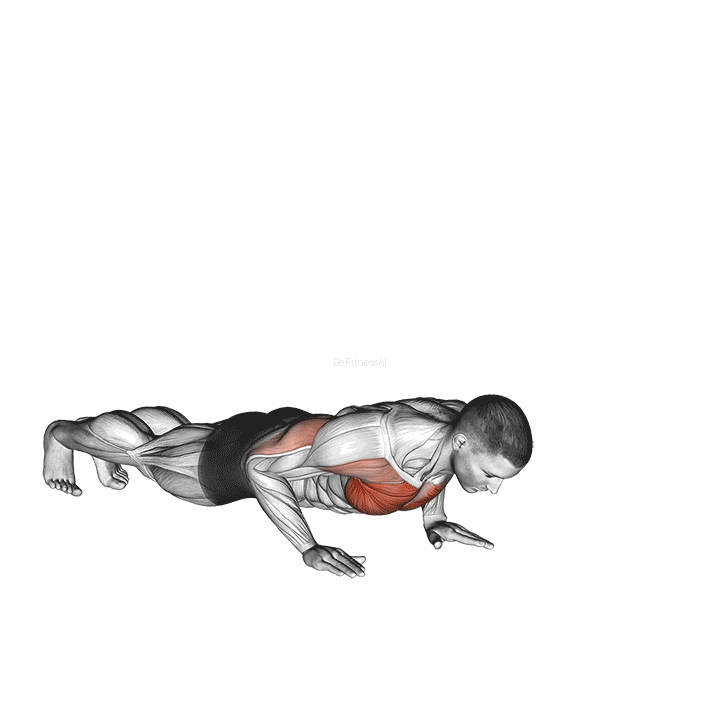 Raise Single Arm Push-up demonstration