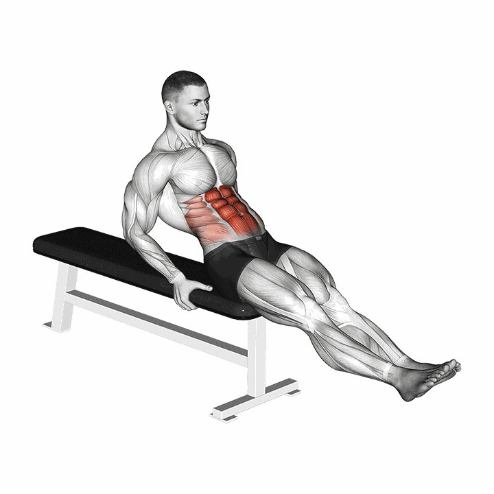 Seated Leg Raise demonstration