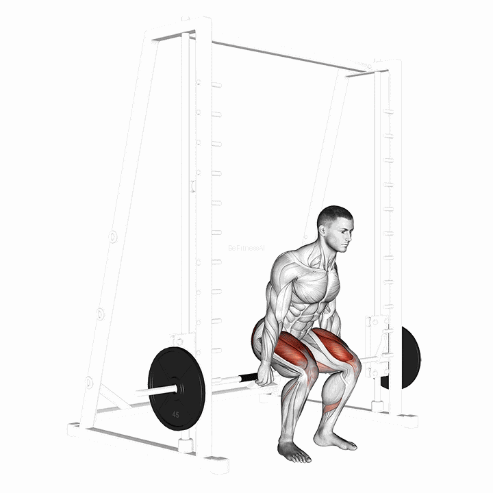 Smith Hack Squat demonstration