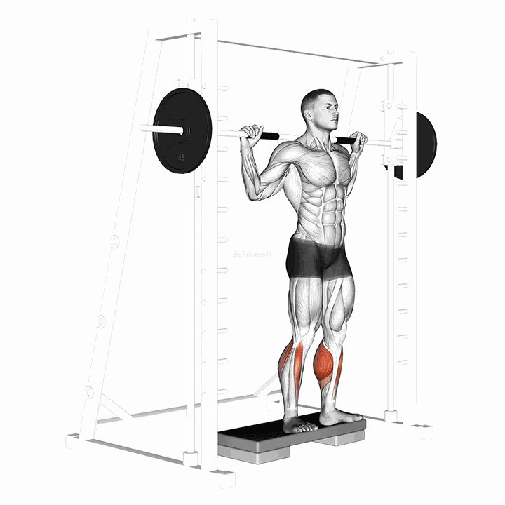 Smith Reverse Calf Raises (beginner) demonstration