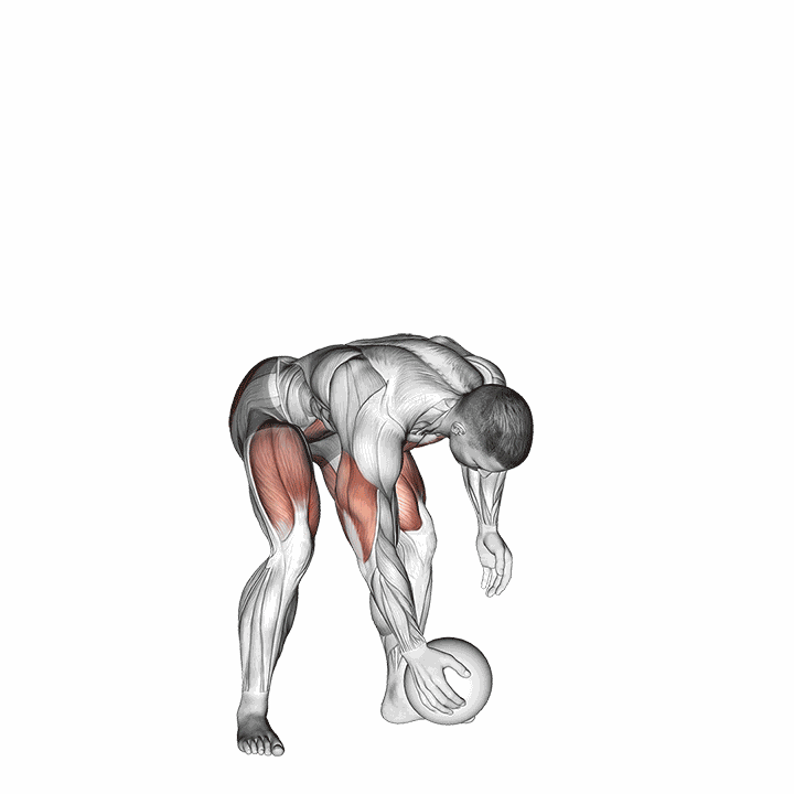 Medicine Ball Chest Push From 3 Point Stance demonstration