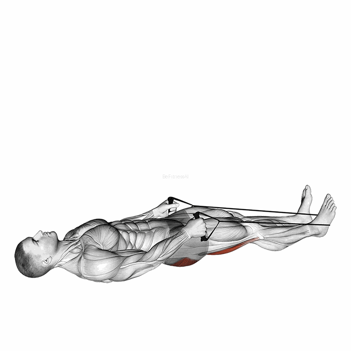 Reclining Big Toe Pose With Rope demonstration