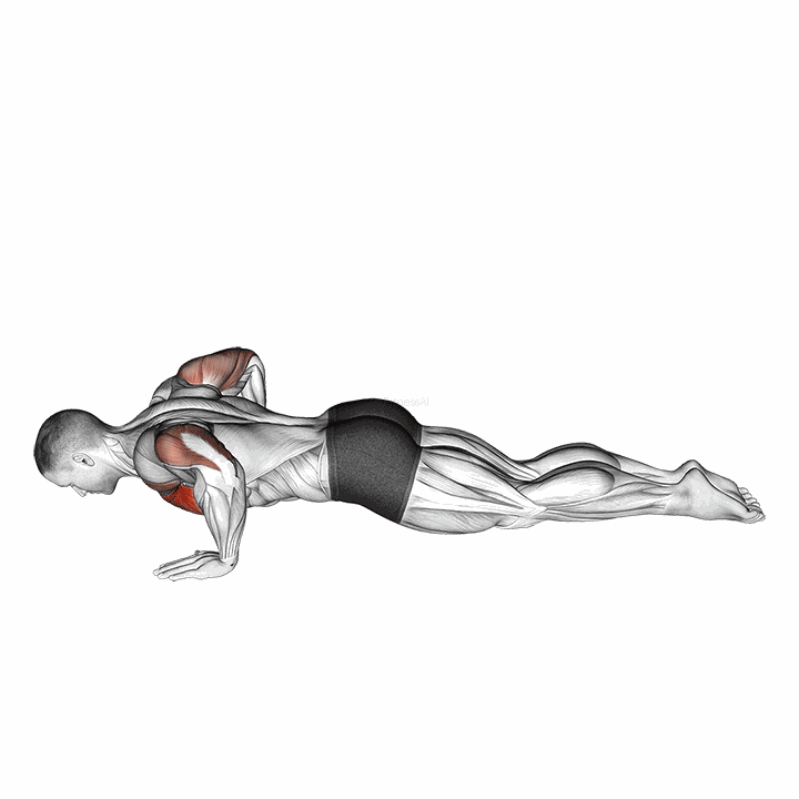 Kneeling Push-up (male) demonstration