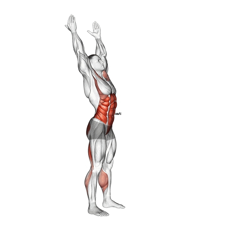 Side-to-side Toe Touch (male) demonstration